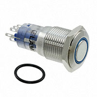 E-Switch - PV3WF2H0SS-345 - SWITCH PUSHBUTTON DPDT 2A 48V