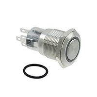 E-Switch - PV4F230SS-305 - SWITCH PUSHBUTTON SPDT 2A 24V