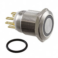 E-Switch - PV4F2Y0SS-331 - SWITCH PUSHBUTTON DPST 2A 48V