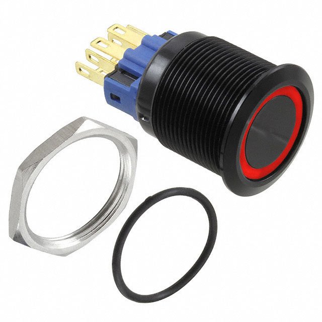 E-Switch - PV7F2T011-3R4 - SWITCH PUSHBUTTON DPST 2A 48V