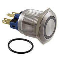 E-Switch - PV7F2T0SS-324 - SWITCH PUSHBUTTON DPST 2A 48V