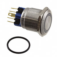 E-Switch - PV7F2T0SS-344 - SWITCH PUSHBUTTON DPST 2A 48V