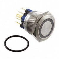 E-Switch - PV7F2Y0SS-334 - SWITCH PUSHBUTTON DPST 2A 48V