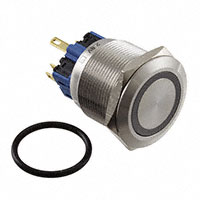 E-Switch - PV8F2T0SS-341 - SWITCH PUSHBUTTON DPST 2A 36V