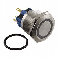 E-Switch - PV8F2Y0SS-313 - SWITCH PUSHBUTTON DPST 2A 36V