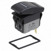 E-Switch - R711FC2-SXXX2BDGNW - SWITCH ROCKER SPST 16A 30V