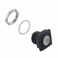 E-Switch - RP8600B2M1CEBLKSIL - SWITCH PUSH SPST-NO 0.4VA 20V