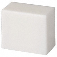 E-Switch - TADWHT - CAP PUSHBUTTON RECTANGULAR WHITE