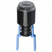 E-Switch - TH201-BLU - CAP PUSHBUTTON ROUND BLUE