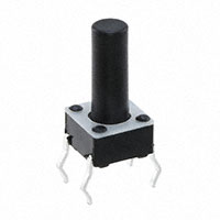 E-Switch - TL1105HF100Q - SWITCH TACTILE SPST-NO 0.05A 12V