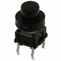 E-Switch - TL1265AQSBLK - SWITCH TACTILE SPST-NO 0.05A 12V