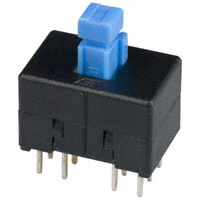 E-Switch - TL4201OAYA - SWITCH PUSH 4PDT 0.1A 30V