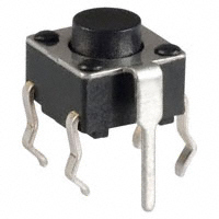 E-Switch - TLE1105AF160Q - SWITCH TACTILE SPST-NO 0.05A 12V