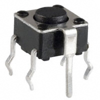 E-Switch - TLE1105F160Q - SWITCH TACTILE SPST-NO 0.05A 12V