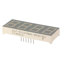 Everlight Electronics Co Ltd - ELF-511SYGWA/S530-E2 - DISPLAY QUAD DIGIT ALLNGAP YW-GN
