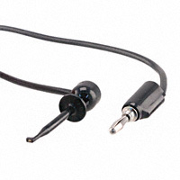 E-Z-Hook - 601W-18BLK - TEST LEAD BANANA TO GRABBER 18"