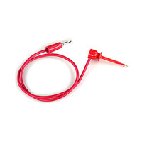 E-Z-Hook - 601XR-18 RED - TEST LEAD BANANA TO GRABBER 18"