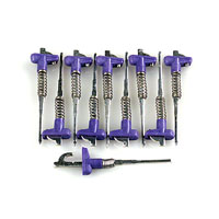 E-Z-Hook - 86-1-S-VLT - TERMINAL NAILCLIP 10PK VIOLET