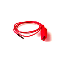 E-Z-Hook - 9868-24 RED - PATCHCORD SCKT-STD ALLIG CLP RED