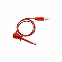 E-Z-Hook - BX1W-18 RED - TEST LEAD BANANA TO GRABBER 18"