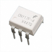Fairchild/ON Semiconductor - CNY17F4VM - OPTOISO 4.17KV TRANS 6DIP