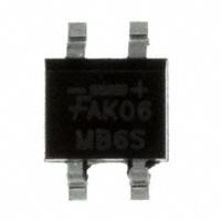 Fairchild/ON Semiconductor - MB6S - IC RECT BRIDGE 0.5A 600V 4SOIC