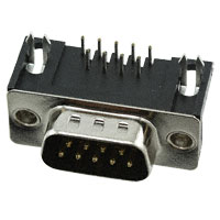 Amphenol FCI - 10090097-P094XLF - CONN D-SUB PLUG 9POS R/A SLDR
