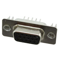 Amphenol FCI - 10090929-S154XLF - CONN D-SUB HD RCPT 15P VERT SLDR