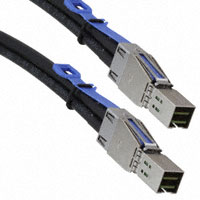 Amphenol FCI - 10117949-2005HLF - MINI-SAS HD ASY 4X4 12G 30AWG .5