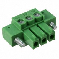 Amphenol Anytek - TJ0331520000G - TERM BLOCK PLUG 3POS STR 3.81MM