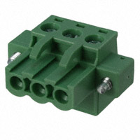 Amphenol Anytek - TJ0371570000G - TERM BLOCK PLUG 3POS STR 5MM