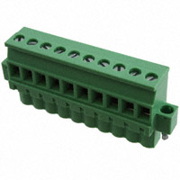 Amphenol Anytek - 20020011-G101B01LF - TERM BLOCK PLUG 10POS 270DEG 5MM