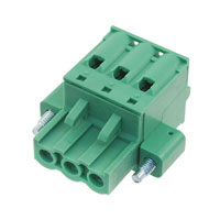 Amphenol Anytek - HW0350520000G - TERM BLOCK PLUG 3POS STR 5.08MM