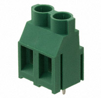 Amphenol Anytek - T70243500000G - TERM BLOCK 2POS 7.62MM PCB HORIZ