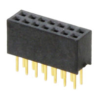 Amphenol FCI - 20021311-00014T4LF - CONN RECEPT 14POS DUAL VERT T/H