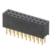 Amphenol FCI - 20021311-00020T4LF - CONN RECEPT 20POS DUAL VERT T/H