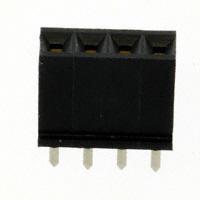 Amphenol FCI - 66951-004LF - CONN RCPT 4POS .100 SGL STR PCB
