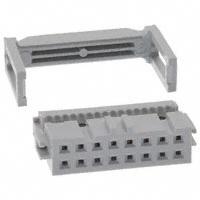 Amphenol FCI - 71600-016LF - CONN SOCKET IDC 16POS DUAL 30AU