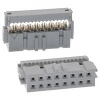 Amphenol FCI - 71600-116LF - CONN SOCKET IDC 16POS DUAL 30AU