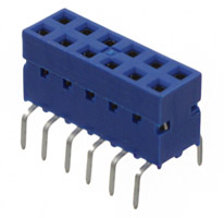 Amphenol FCI - 71991-306LF - CONN RCPT 12POS .100 DL STR PCB