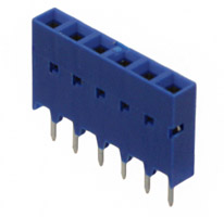 Amphenol FCI - 75915-306LF - CONN RCPT 6POS .100" SGL PCB