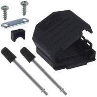 Amphenol FCI - 86303637BLF - BACKSHELL DB9 STR PLASTIC BLACK