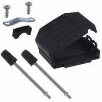 Amphenol FCI - 86303638BLF - BACKSHELL DB15 STR PLASTIC BLACK