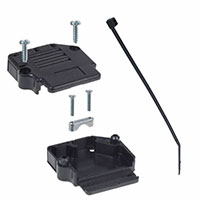 Amphenol FCI - 863093C15ALF - BACKSHELL DB15 90DEG PLASTIC