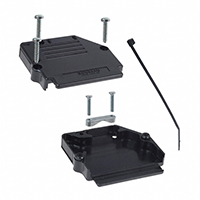 Amphenol FCI - 863093C50ALF - BACKSHELL DB50 90DEG PLASTIC