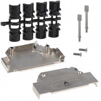 Amphenol FCI - 8655MHRA3701LF - BACKSHELL DB37 45DEG METAL SHLD