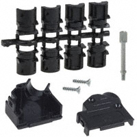 Amphenol FCI - 8655PHRA0901LF - BACKSHELL DB9 45DEG PLASTIC