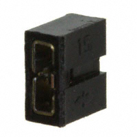 Amphenol FCI - 86730-101LF - CONN SHUNT 2MM 2POS GOLD BLACK