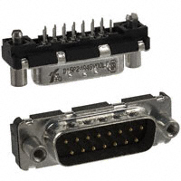 Amphenol FCI - D15P24A4GV00LF - CONN D-SUB PLUG 15POS VERT SLDR
