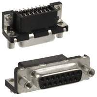Amphenol FCI - D15S33E4GV00LF - CONN D-SUB RCPT 15POS R/A SOLDER